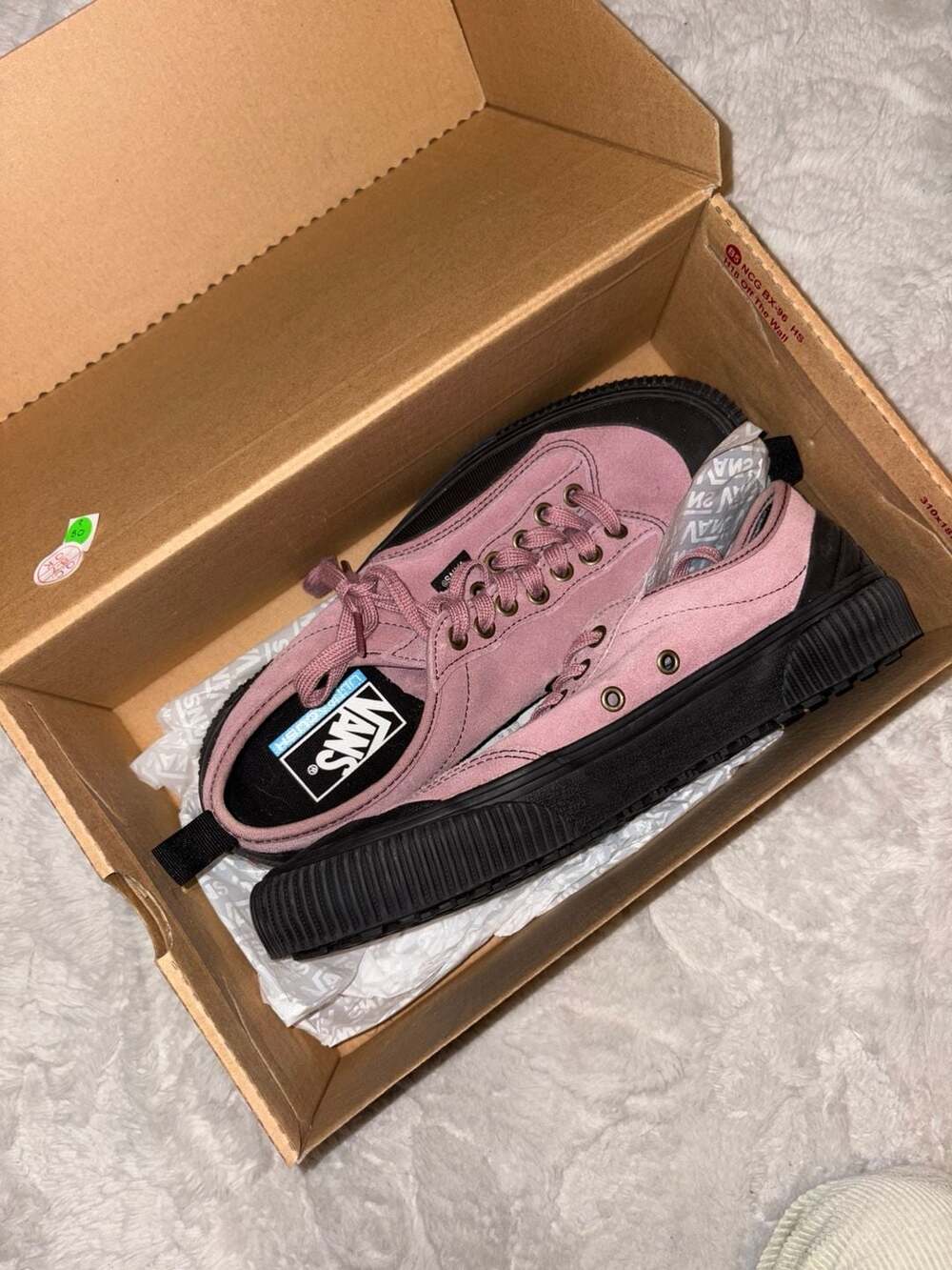 Vans Destruct SF Nostalgia Rose Black Sneakers